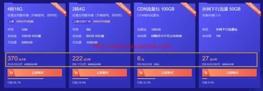 图片[3]-腾讯云轻量服务器流量用完了怎么办，会欠费吗？-觅源码网