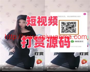 高仿抖音滑动H5随机短视频源码带打赏带后台 网站引流必备源码-觅源码网