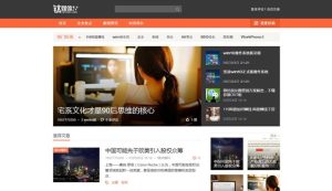 仿制钛媒体主题简约版/媒体新闻博客模板/钛媒体主题/wordpress主题-觅源码网