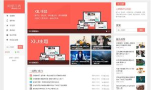 大前端阿里百秀主题/XIU主题V7.7完美破解无限制版-觅源码网