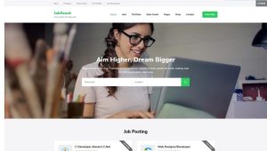 jobscout主题/WordPress响应式人力资源公司招聘模板分享-觅源码网