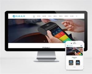 (自适应手机端)pbootcms响应式刷卡机POS机网站源码 无线支付设备网站模板-觅源码网