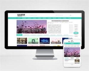 （PC+WAP）绿色QQ日志空间说说类网站pbootcms模板整站带数据-觅源码网