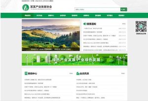(自适应手机端)绿色政府产业发展协会pbootcms模板-觅源码网