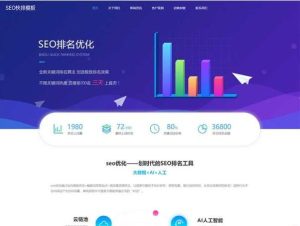 (自适应移动端)大气的IT网络软件公司网站源码 seo快排网站pbootcms模板-觅源码网