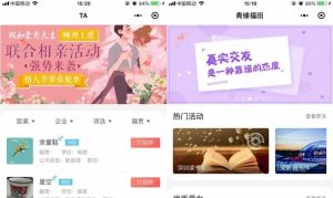 全新红娘交友系统定制版源码-相亲交友小程序源码-觅源码网