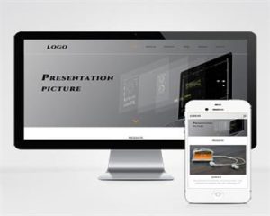 （自适应手机端）企业通用电子产品英文外贸网站pbootcms模板整站带数据-觅源码网