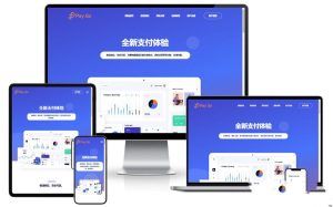 2025彩虹易支付前端新模板美化版-觅源码网